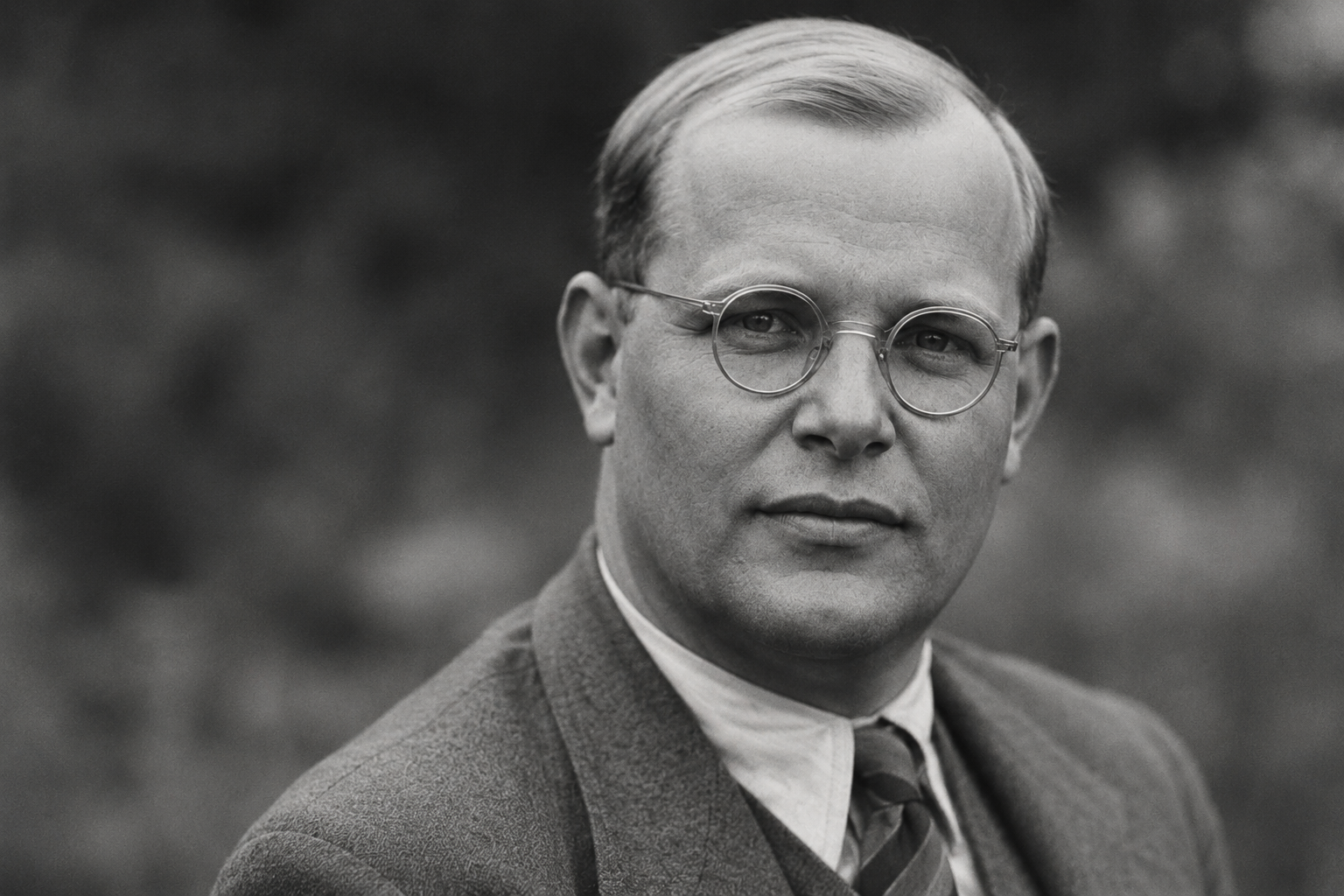 Retrato de Dietrich Bonhoeffer